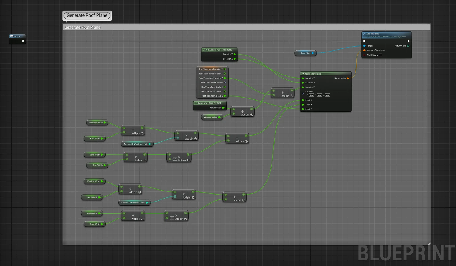 Building generation in Unreal — project image