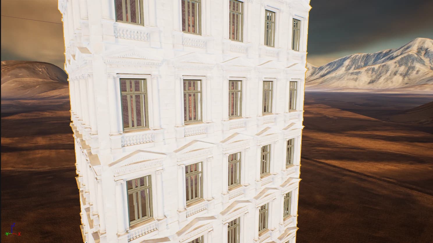 Building generation in Unreal — project image