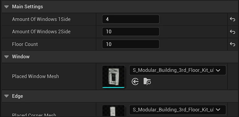 Building generation in Unreal — project image